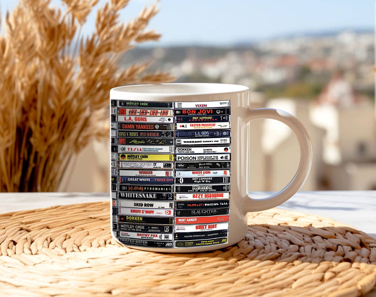 House Of Rodan - Wholesale Coffee Mug - Glam Metal Cassette Tape - Rock N Roll Coffee Mug KTJ07