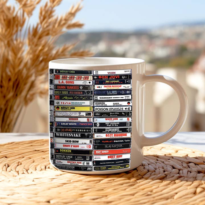 House Of Rodan – wholesale Coffee mug – Glam Metal Cassette Tape - Rock N Roll Coffee Mug KTJ07