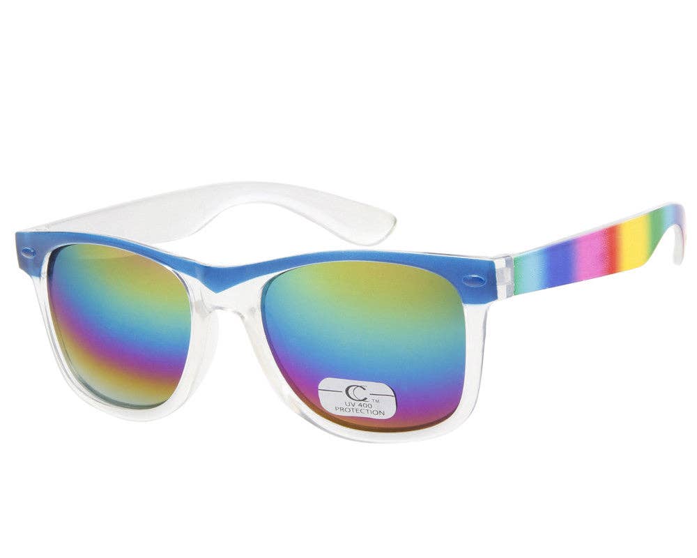 Apollo Eyewear - Vendita all'ingrosso Occhiali da sole - Unisex - Montatura Arcobaleno Metallica e Lenti Arcobaleno Hipster0