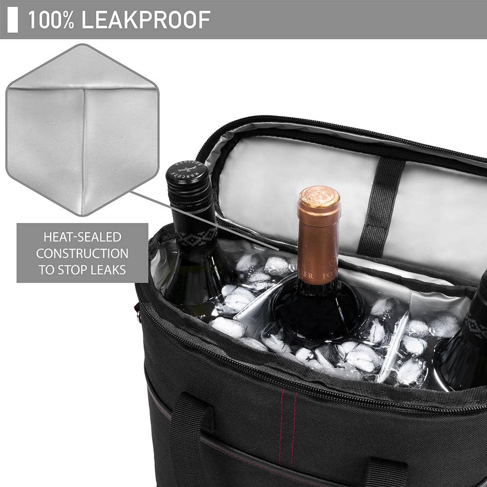 OPUX - Wholesale Wine Tote - 3 Bottle Wine Carrier Bag8