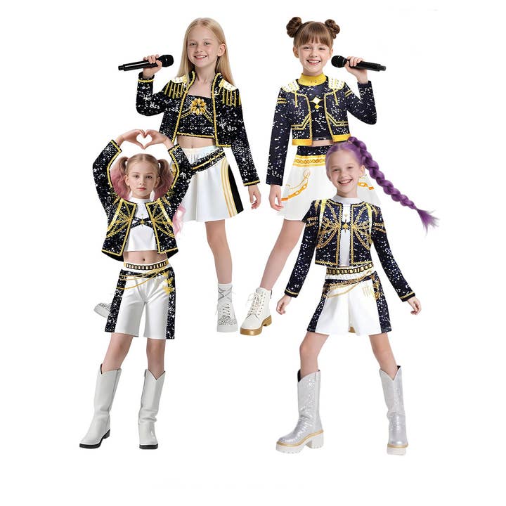 K-Pop Demon Hunters Girl Stage outfits Costume for wholesale by Sparkling Extras