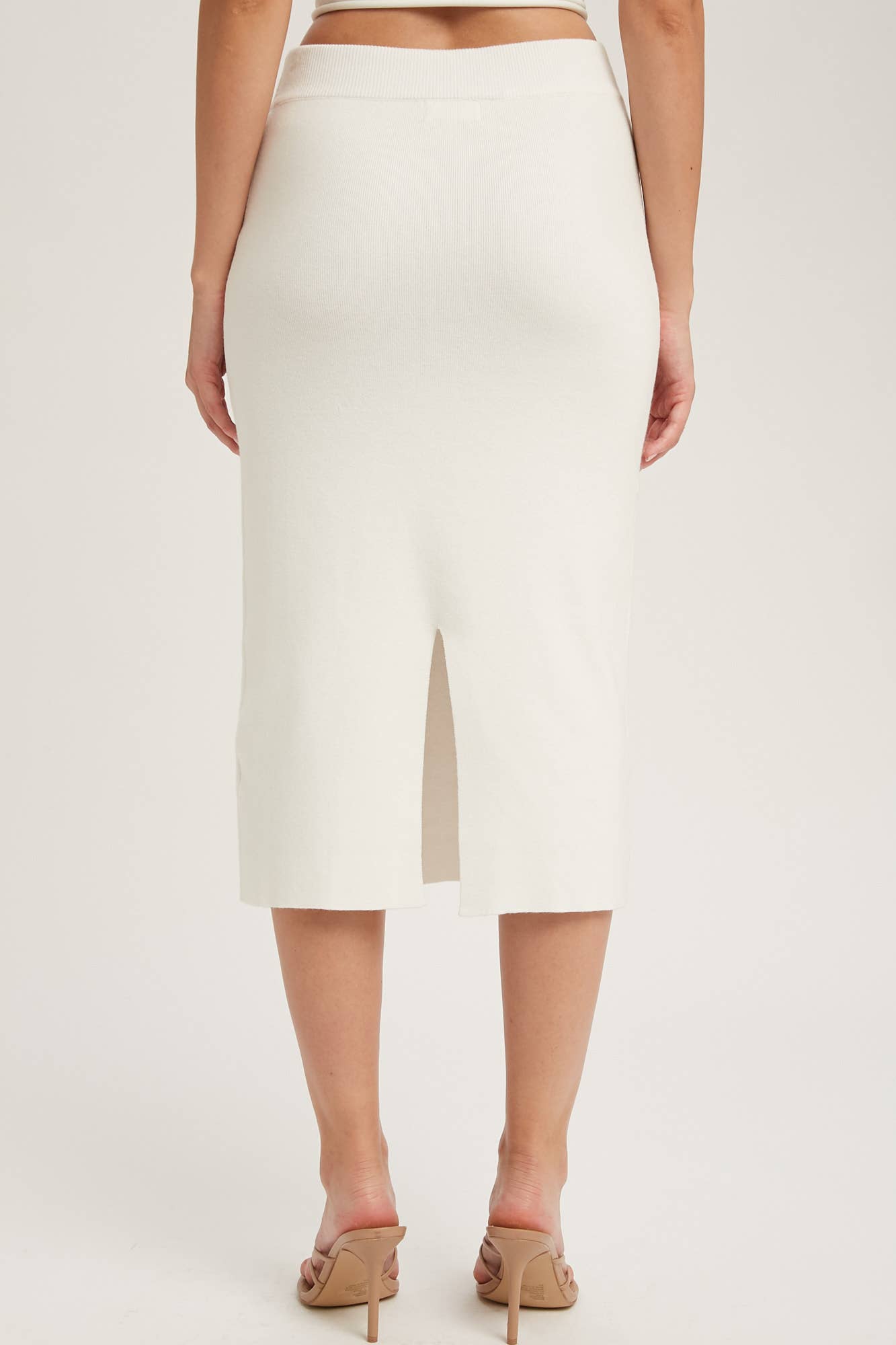 Bluivy - Wholesale Skirt - Women's - H LINE MIDI SWEATER SKIRT54