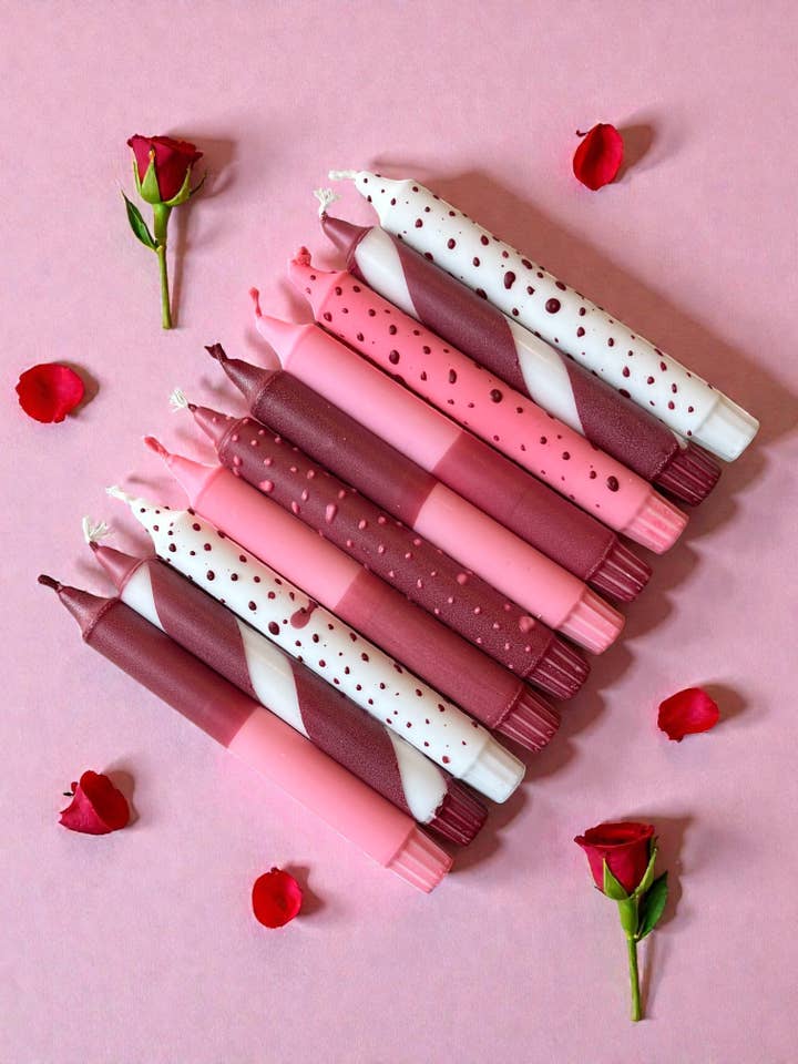 Joyful Glow | Moulin Rouge Tapper Candle | 2.3x20 cm for wholesale by Kupkup HB. - Fi Design Studio Co.