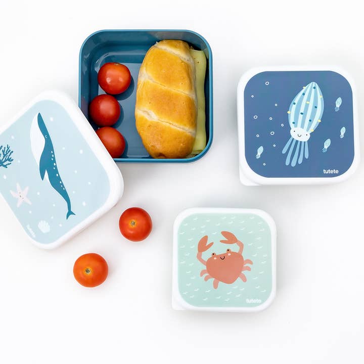 Tutete - Wholesale Lunch Bag/Box - Kids - 3 Lunch Boxes Animal Friends4