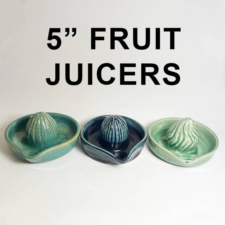 Fruit Juicers 3pk 5" Bartending Tools for Lemon Lime Oranges for wholesale by Cedarleaf Ceramics