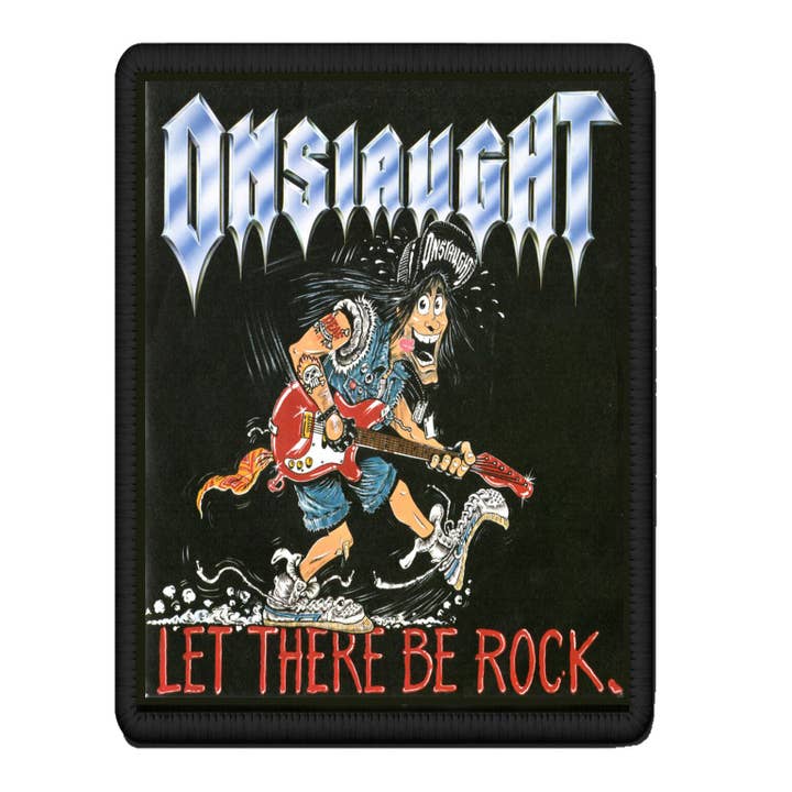 Onslaught: Let There Be Rock Patch para venta al por mayor de Manic Merch