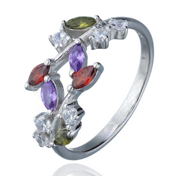 Sterling Silver Ivy Ring for wholesale by Las Joyas de Amanda