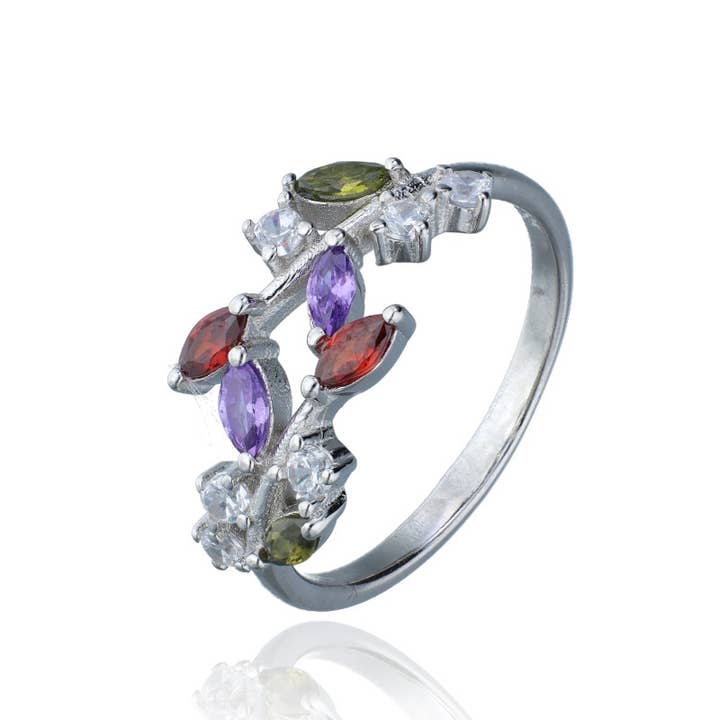 Sterling Silver Ivy Ring for wholesale by Las Joyas de Amanda