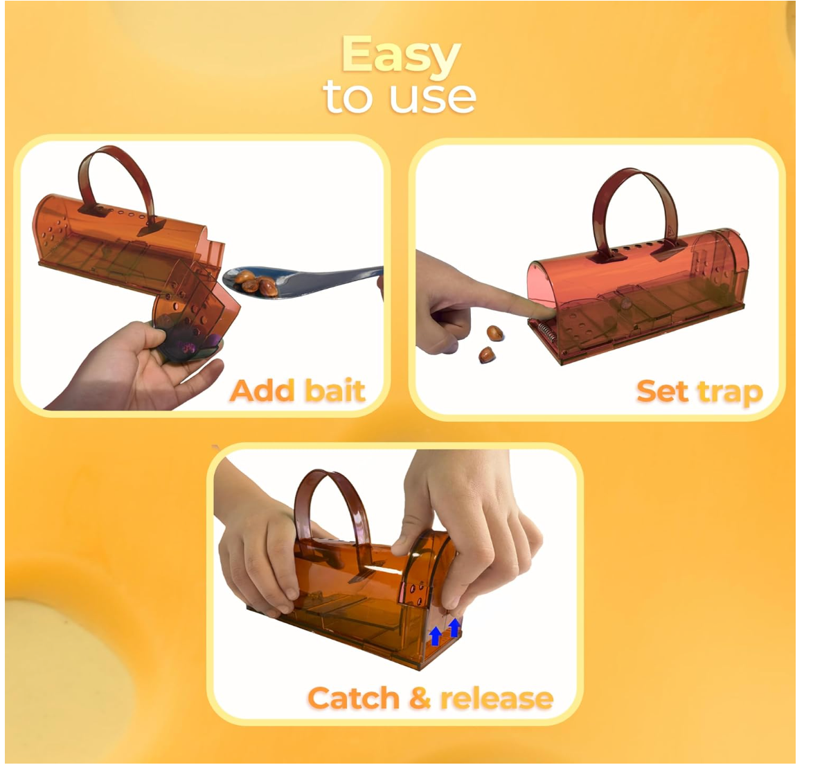 CTBDealz - Wholesale Animal Repellent - Humane Mouse Trap Indoor/Outdoor No Kill 2 Pack0