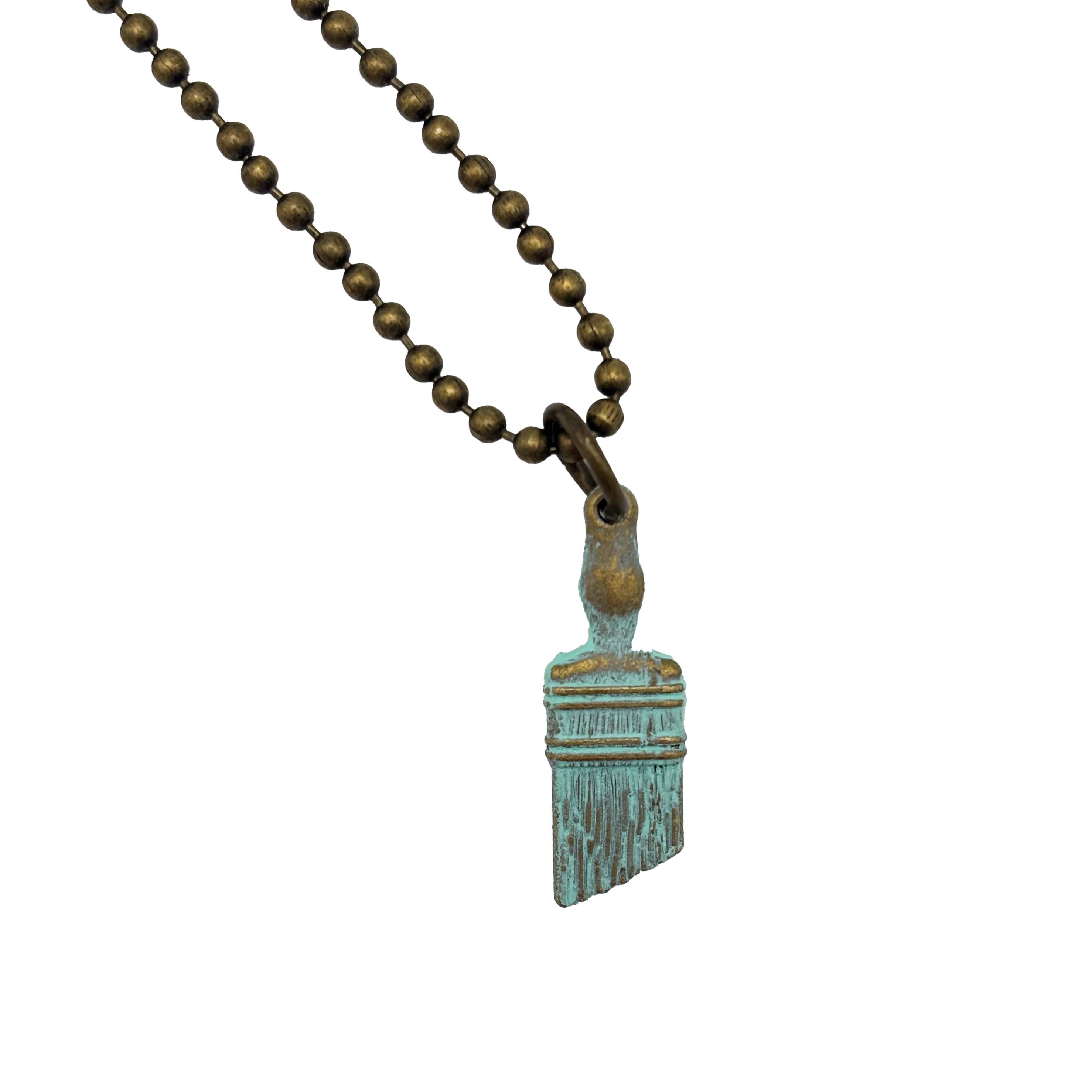 Gleeful Peacock - Wholesale Individual Charm/Pendant - Paintbrush Charm Bracelet, Necklace, or Charm Only5