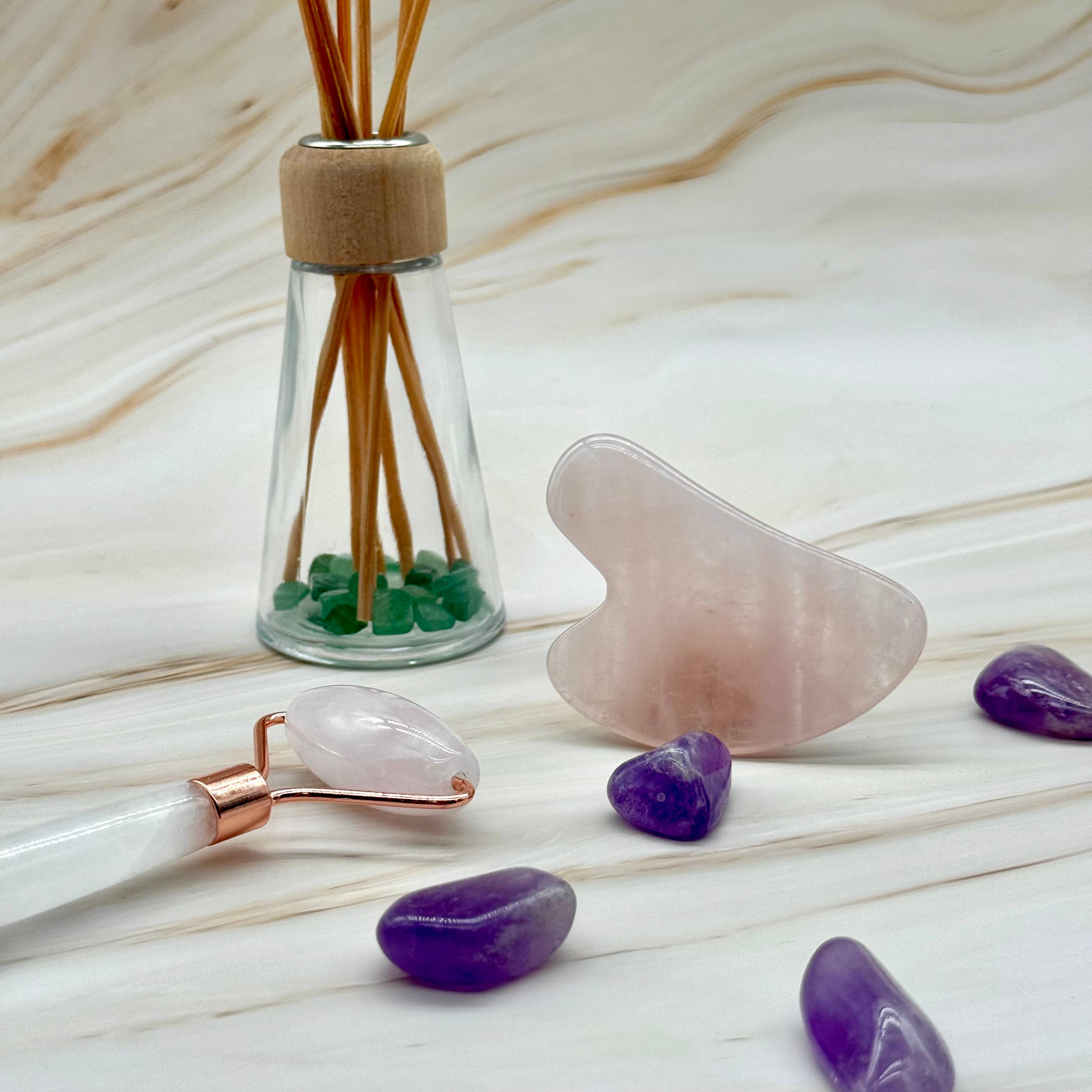 Lindo - Wholesale Gua Sha Tool - Lindo Contouring Rose Quartz Gua Sha0