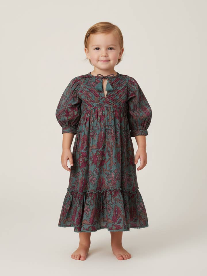 Robe Mary : SAGE : Bébé : Pré-adolescent : Tout-petit pour la vente par Yo Baby