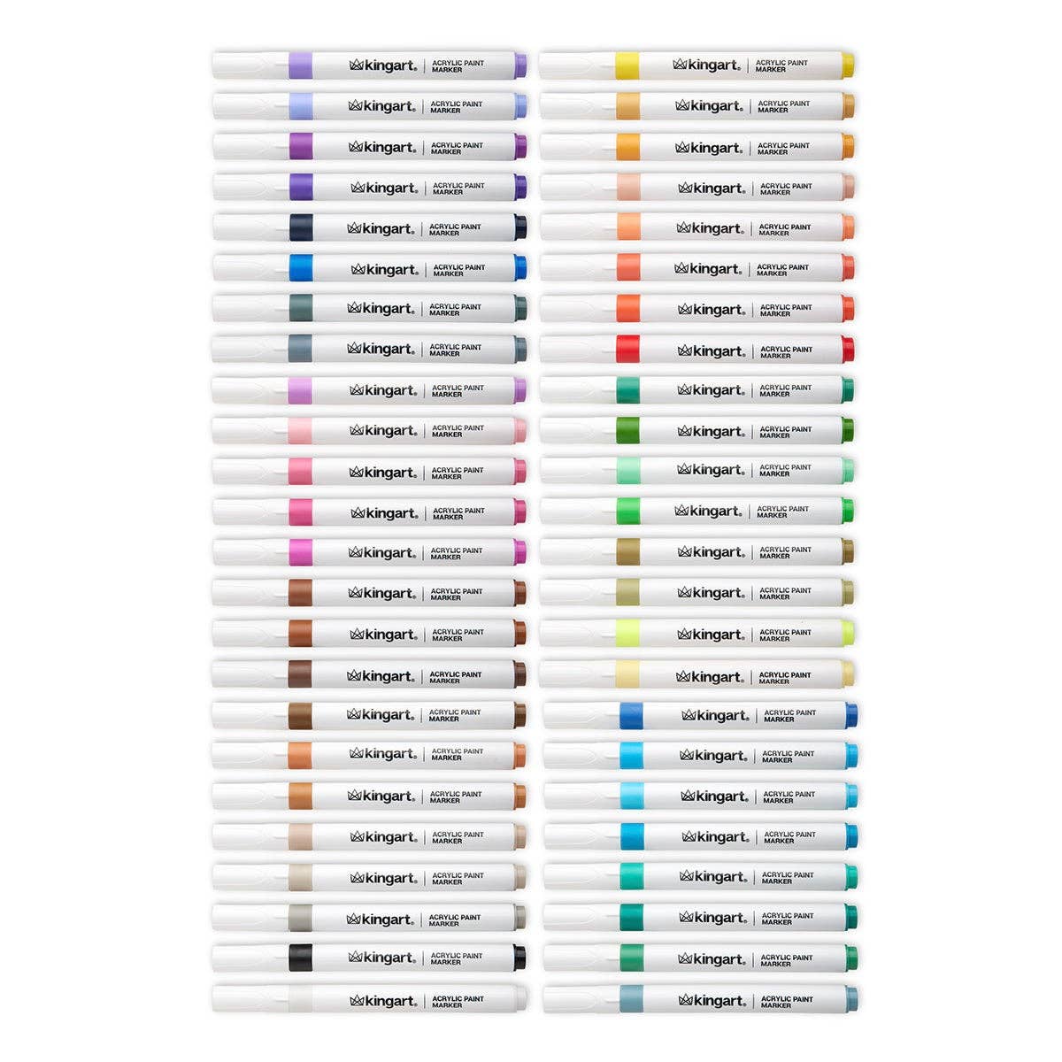 KINGART – Großhandel Marker – Acrylfarbmarkierer - 48 Farben9