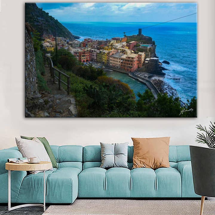 Impression d'auteur sur toile ou plexiglas Made in Italy CINQUE TERRE 8 pour la vente par Andrea Risi Fine Art Photography