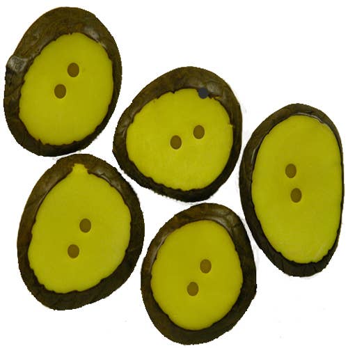 One World Projects - Wholesale Sewing Button/Snap - Small Tagua Sliced Buttons18