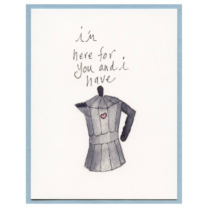 Sono qui per te e ho un espresso per la vendita all'ingrosso da parte di Zucchini Fish