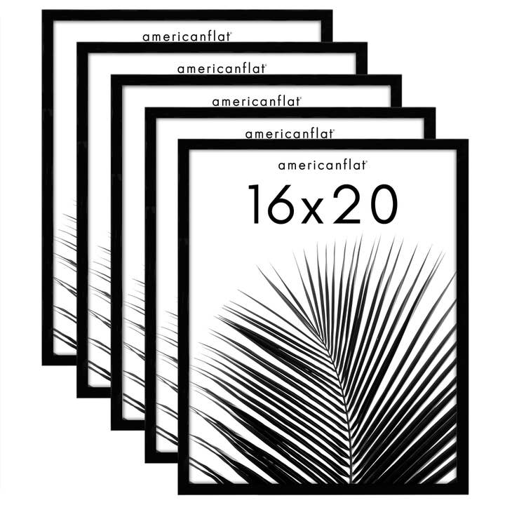 Americanflat - Wholesale Picture Frame - Americanflat 5 Pack Picture Frames Plexiglass Cover32