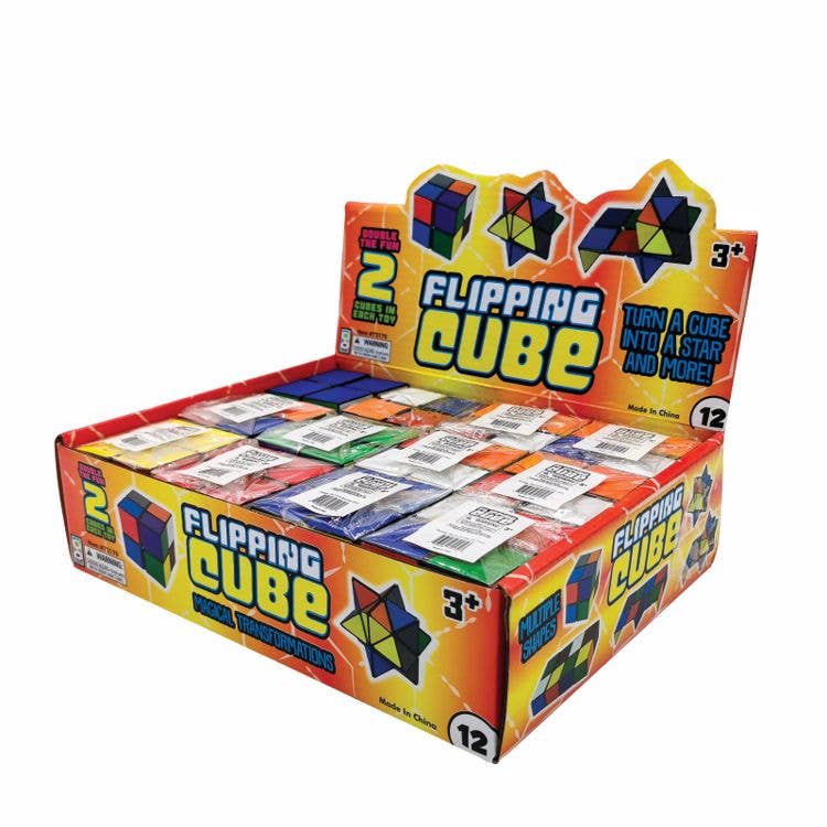 Geddes - Wholesale Classic Toy - Kids - FLIPPIN CUBE TOY 12/DSP4