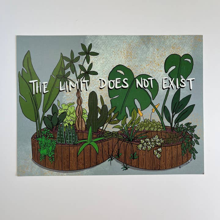 Jitterbug Art Studio - Wholesale Art Print - The Limit Does Not Exist