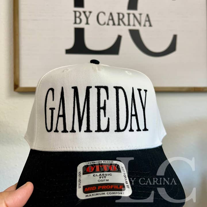 LC by Carina - Venta al por mayor Gorra trucker - Mujer - Gorra Bordada para el Día del Partido | Gorra de Mamá Deportiva | Fútbol Americano2