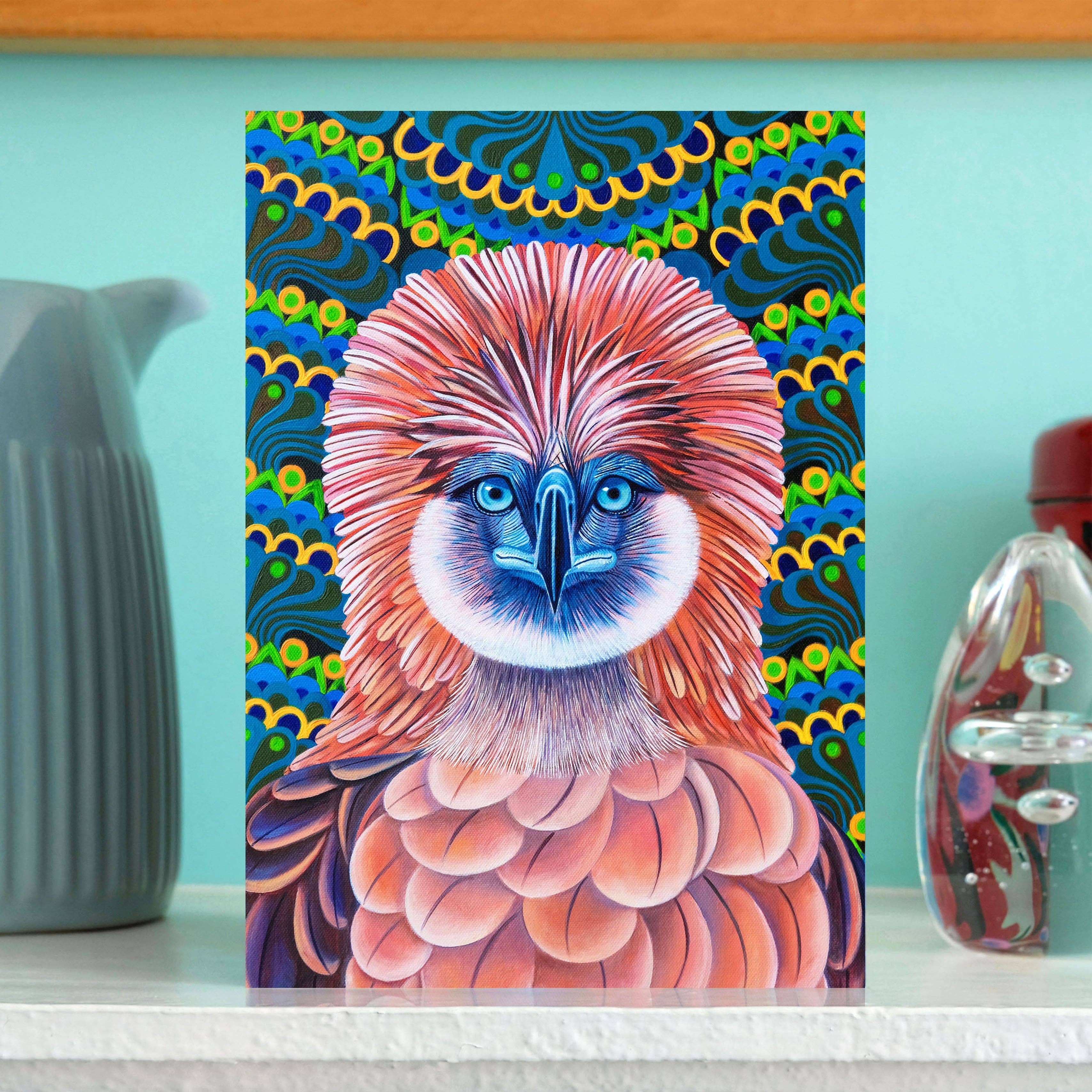 Tattersfield Designs – wholesale Vardagliga hälsningskort – ”Filippinsk örn” -kort1