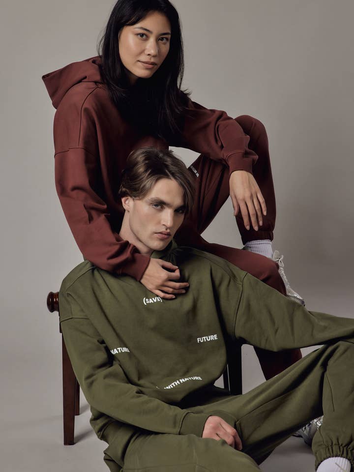 OWN OFF WITH NATURE – Hoodie - Homem por atacado – Camisola com Capuz Loose Fit15