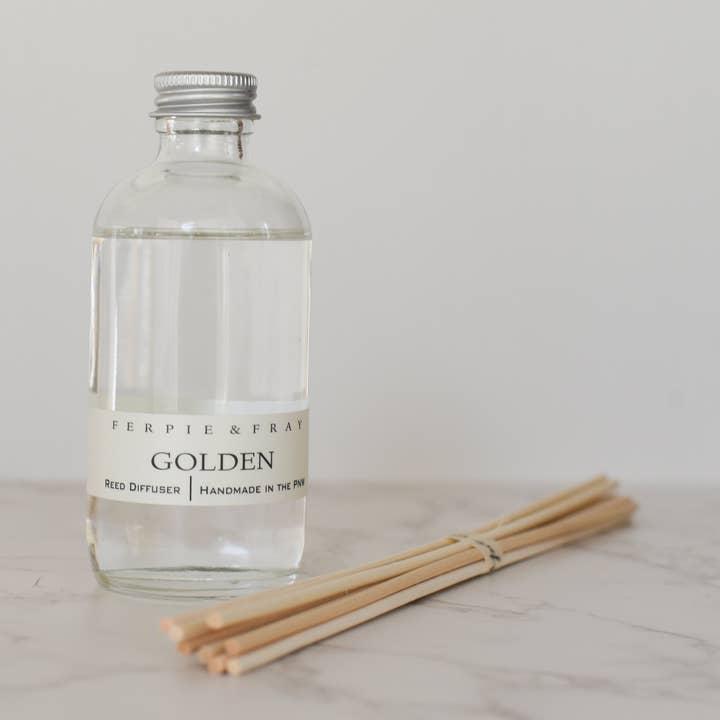 Golden // Reed Diffuser for wholesale by Ferpie + Fray