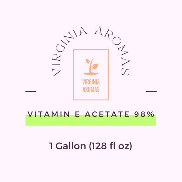 Virginia Aromas - Wholesale Bath/Body Oil - Vitamin E Oil (Vitamin E Acetate 98%) 1 Gallon Bulk Discount
