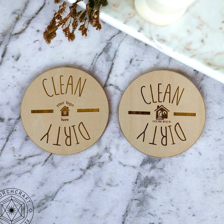 Clean Dirty Dishwasher Magnet for wholesale by scorchcraft