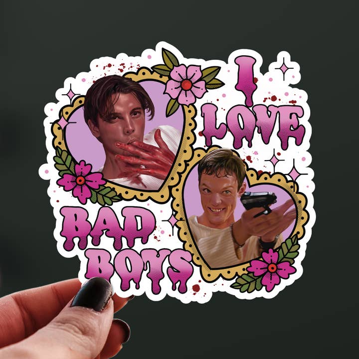 Pretty Toxic Stickers - Wholesale Sticker - Scream Sticker, Billy Loomis Ghostface, Favorite Scary Movie
