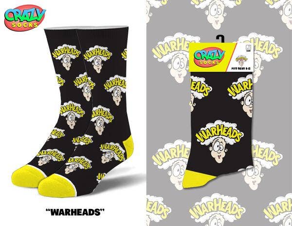 Crazy Socks - Wholesale Socks - Men's - Warheads - Crazy Socks - Mens Crew Folded4