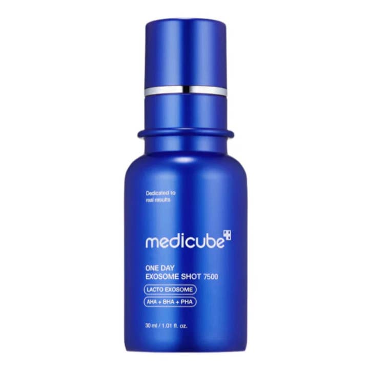 Medicube One Day Exosome Shot Pore Ampoule 7500 (30 ml) for engroshandel hos Beauty of Joseon, ANUA, COSRX, SKIN1004, Lilyfield