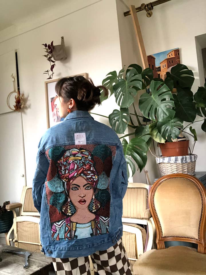 Jamais Sans Lui & Les Seins Nus - Wholesale Denim Jacket - Women's - Jeannette denim jacket1