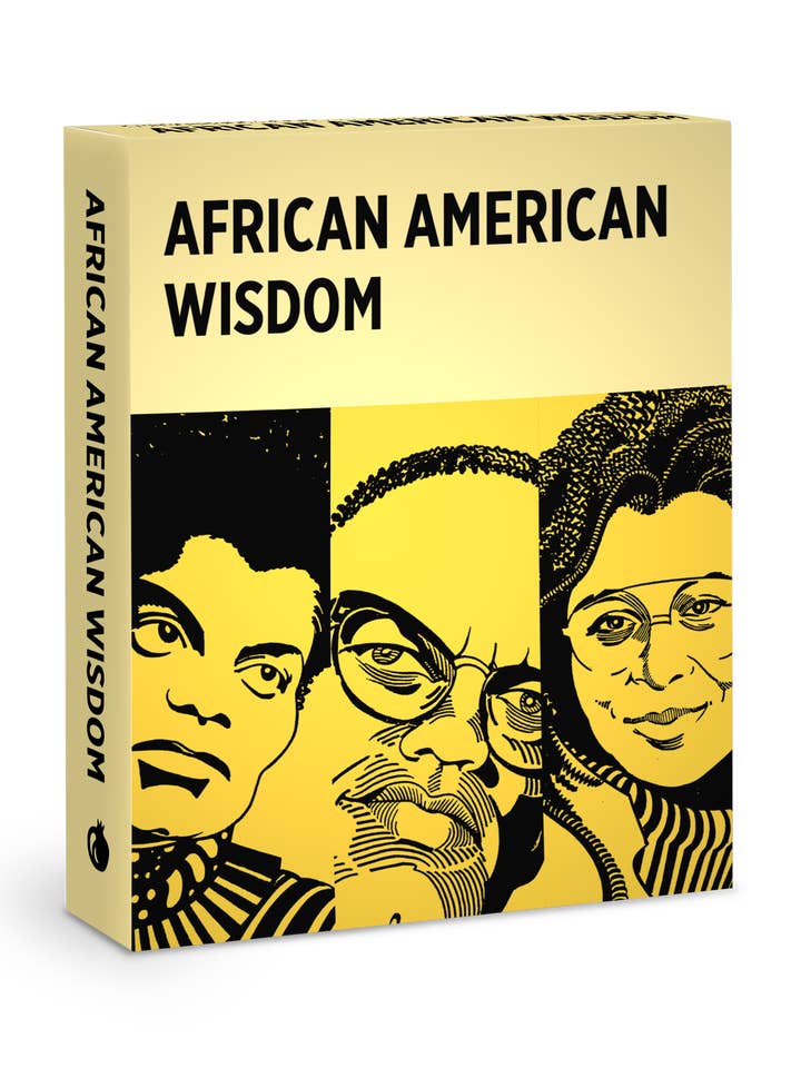 African American Wisdom: A Deck of Memorable Quotes Knowledge Cards for wholesale by Pomegranate