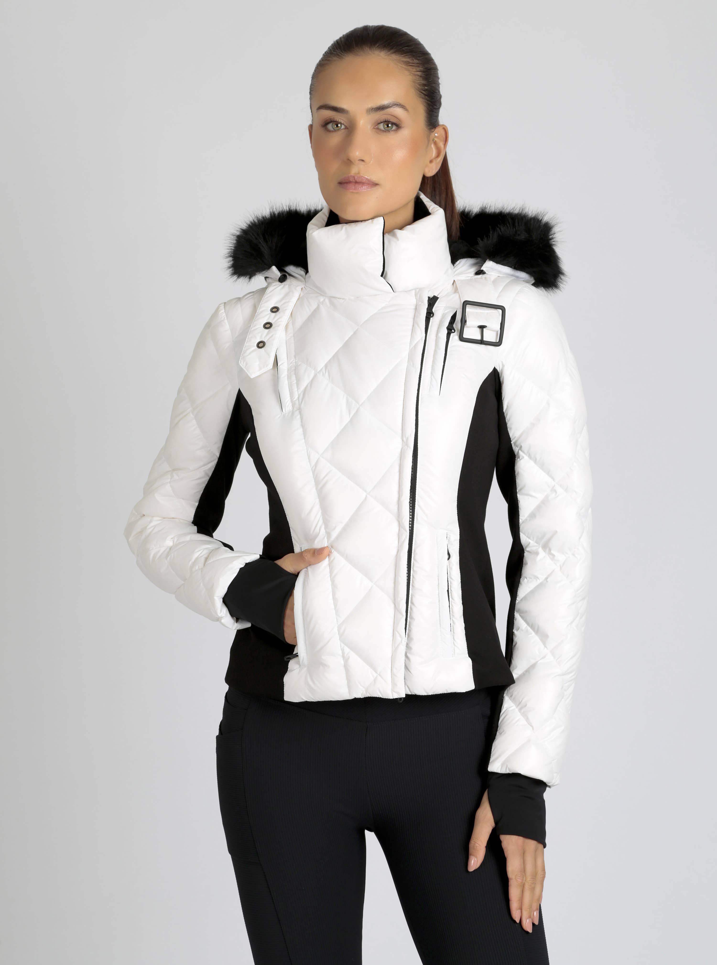 Blanc Noir - Wholesale Puffer Jacket - Women's - Jet Setter Jacket JLS8