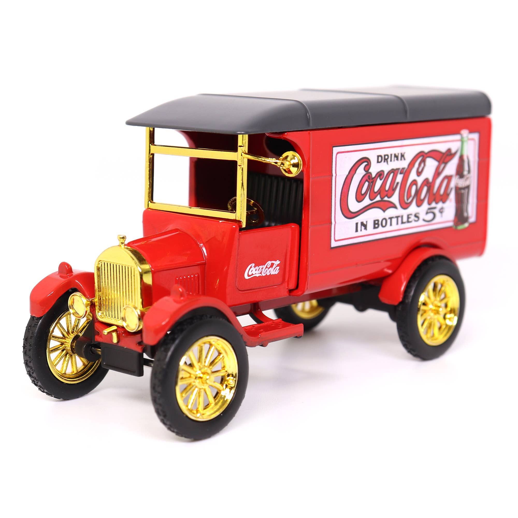 Motor City Classics, Inc. - Vendita all'ingrosso Decorazioni da tavolo - Modello in scala 1:43 Ford TT Van Coca-Cola 1926 in metallo pressofuso0