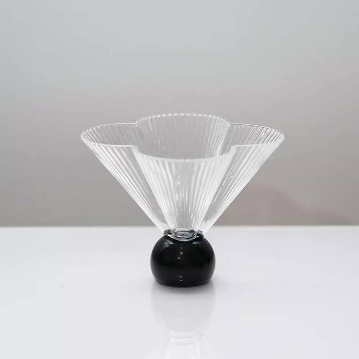 Filtrum Home - Wholesale Cocktail/Liquor Glass - Fancy Ribbed Martini Glass