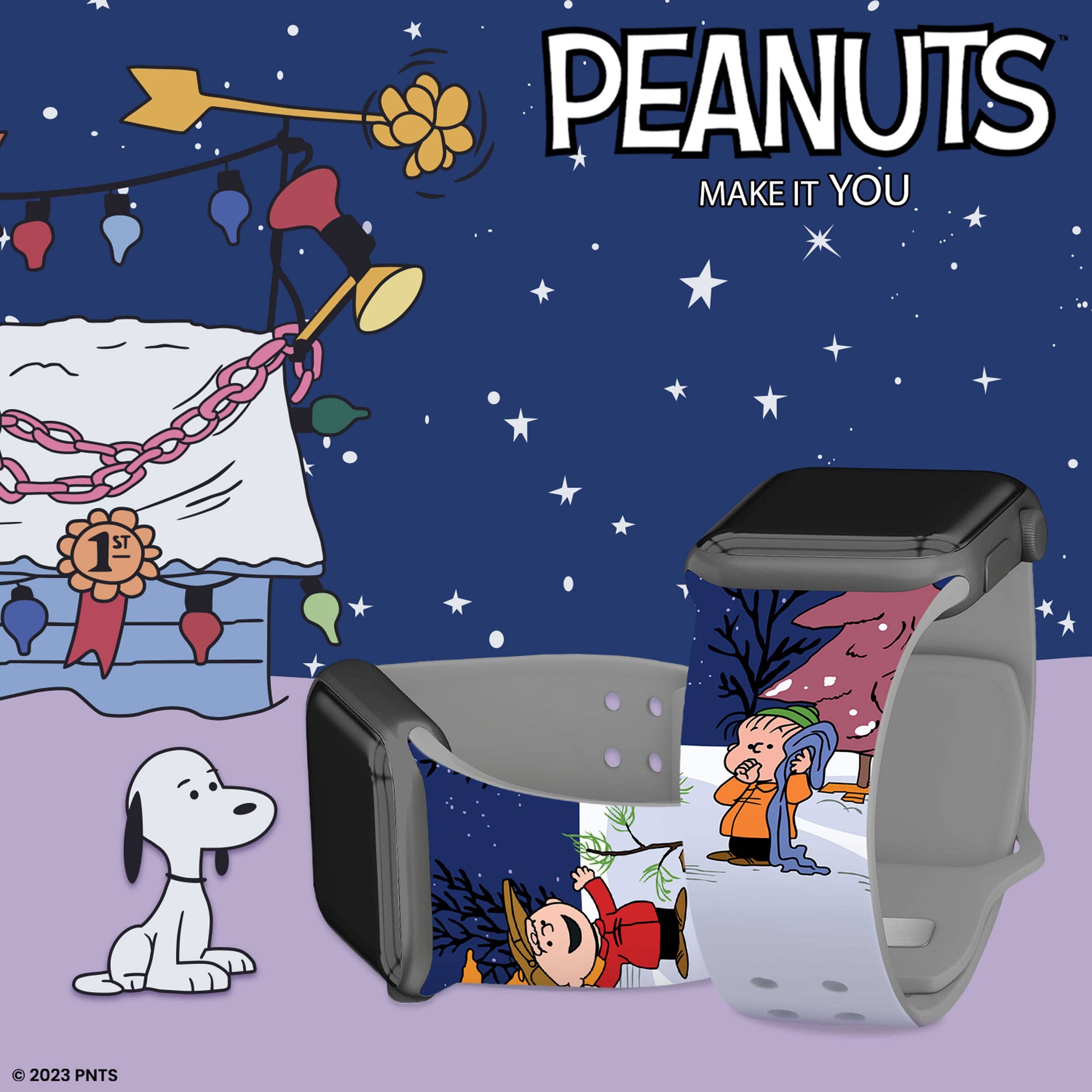 Affinity Bands – wholesale Watch band/strap – Women's – Peanuts Charlie Brown Christmas HD Apple Watch Band7