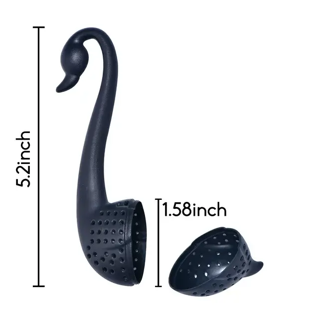 Magnifique Hearts - Wholesale Theevergiet/infuser - Elegante theefilter in zwaanvorm met zeef en infuser3