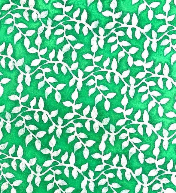Giftsland - Wholesale Flat Wrap - 20x30 Batik leaves2