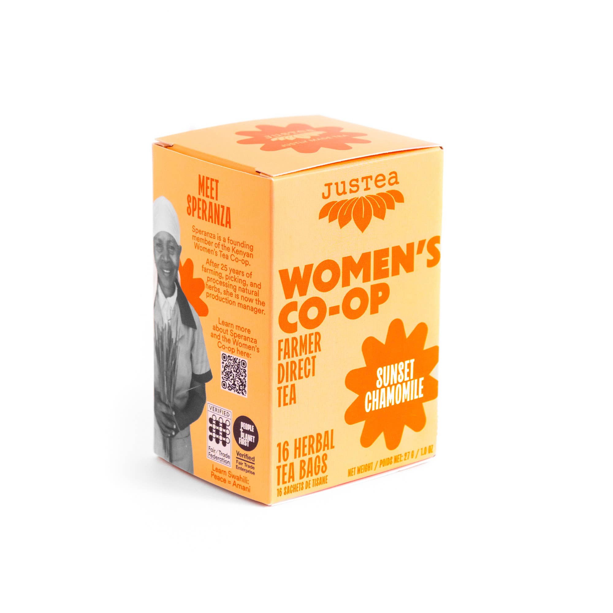 JusTea - Wholesale Tea Bags - Sunset Chamomile Tea Bags - Organic, Fair-Trade, Herbal Tea6