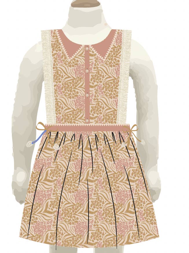 SS24 - AHEME ZEBRA JURK voor wholesale door JOLIE MAÏYA