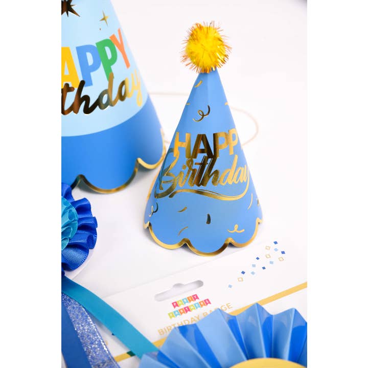 Party Partners - Wholesale Party Hat/Crown - Mini Happy Birthday Party Hats
