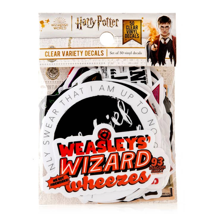 Conquest Journals - Vente Autocollant - Autocollants Harry Potter Transparent Variety (paquet de 50)2