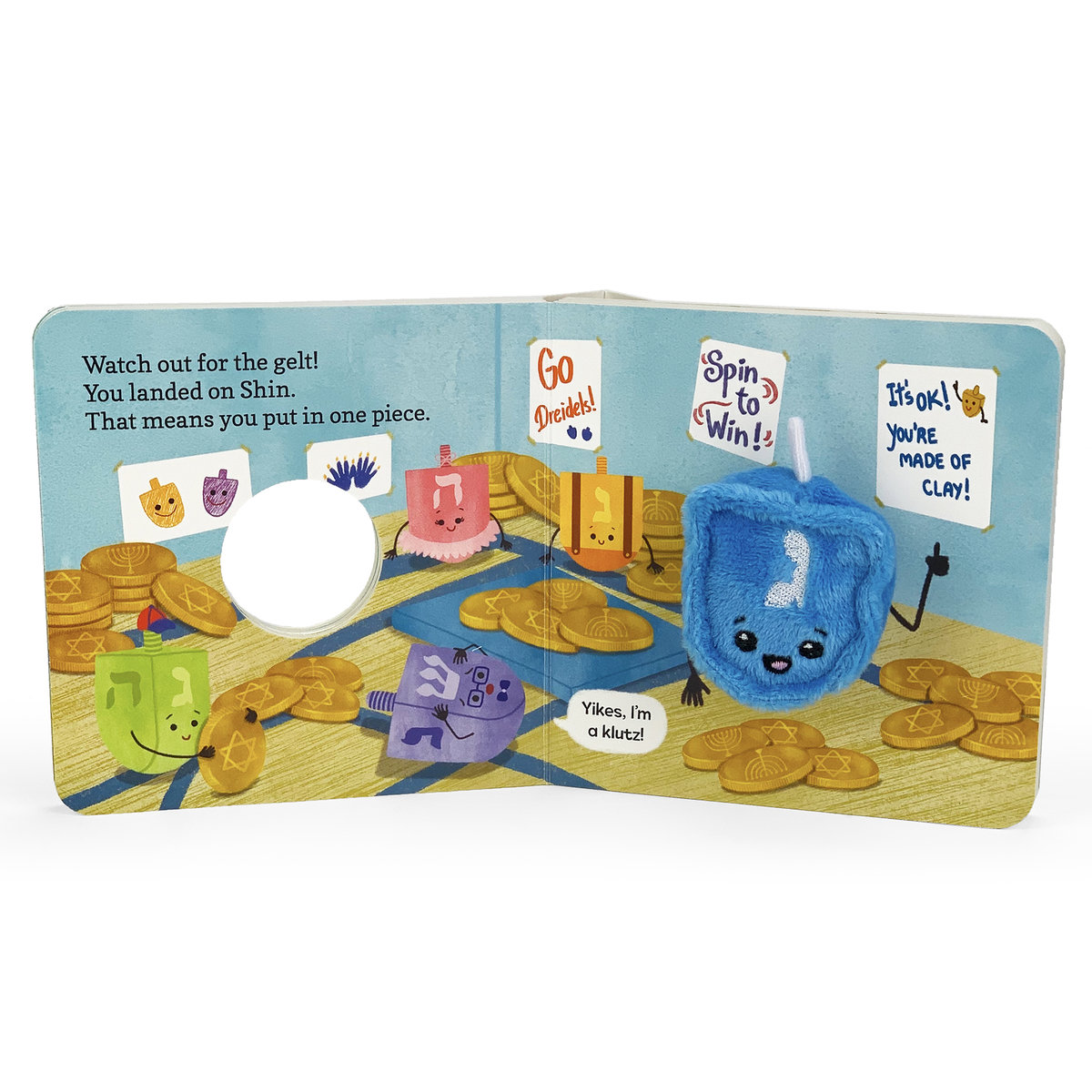 Cottage Door Press - Wholesale Baby & Toddler Book (0-2) - Happy Hanukkah, Little Dreidel Finger Puppet Board Book2