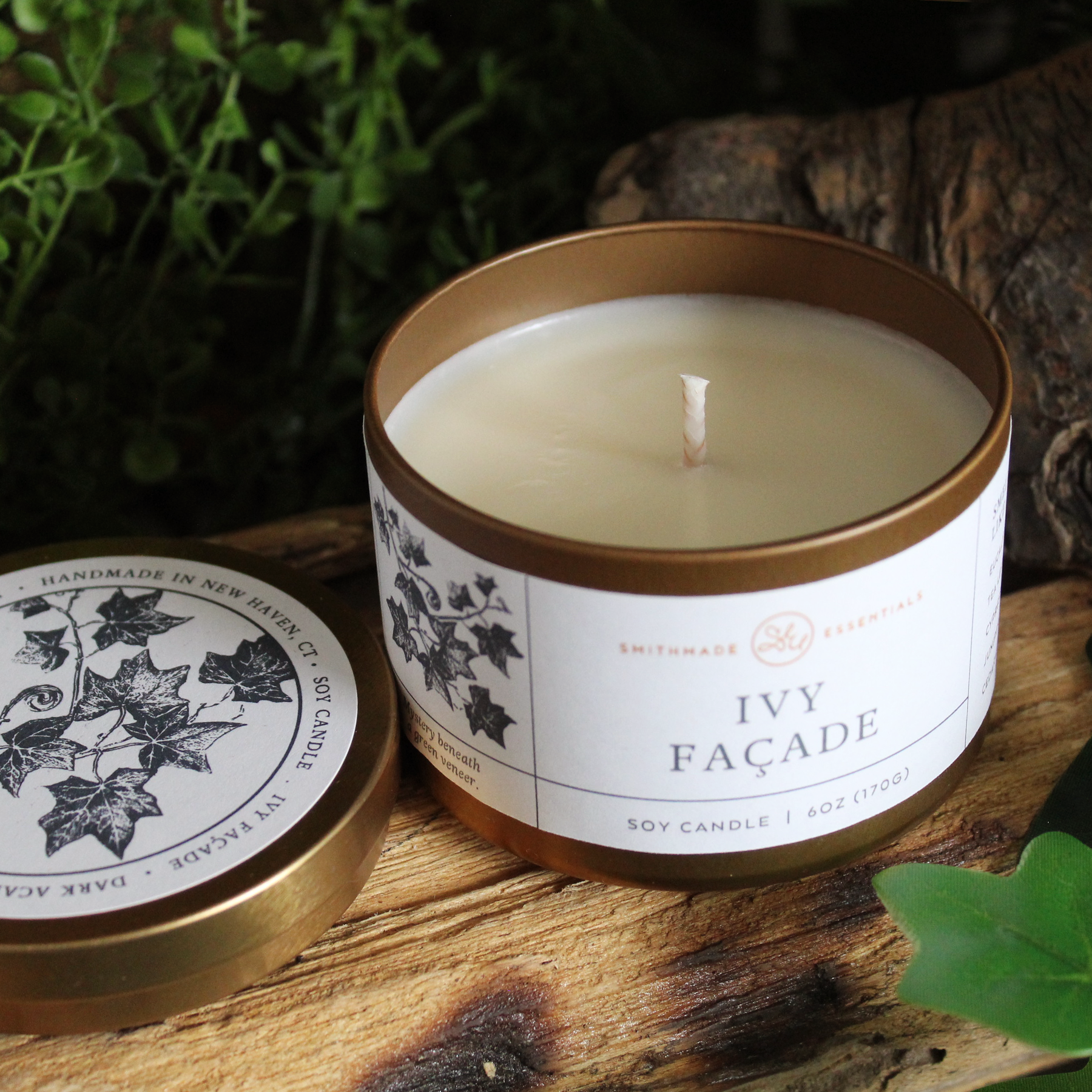 Smithmade Essentials - Wholesale Travel Candles - Ivy Façade Soy Candle1