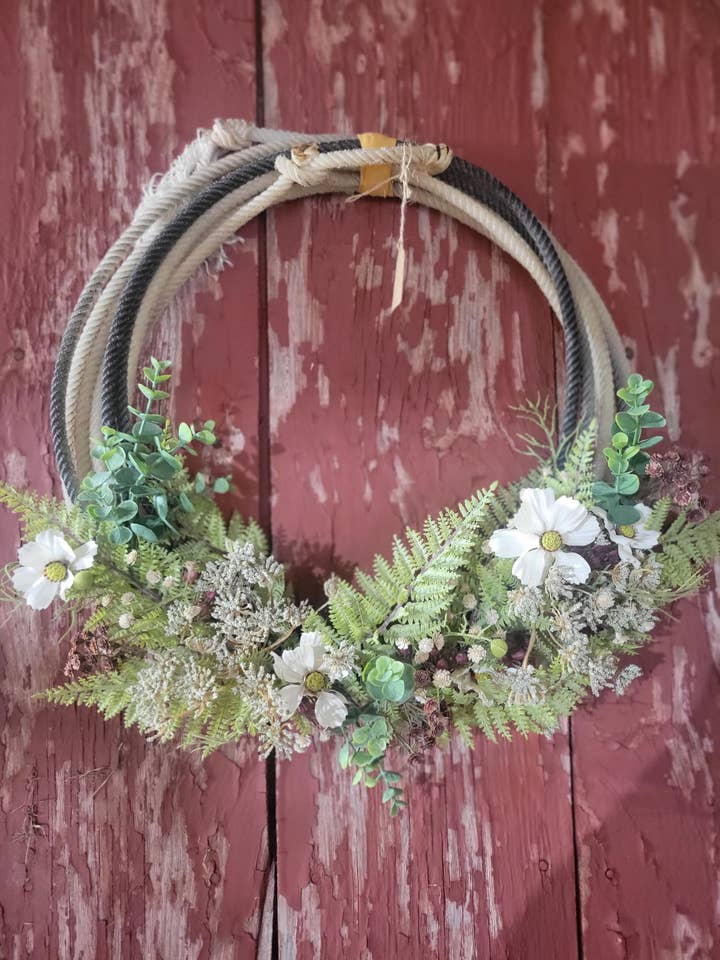 lariat wreath 3 season for wholesale by The Broody Hen