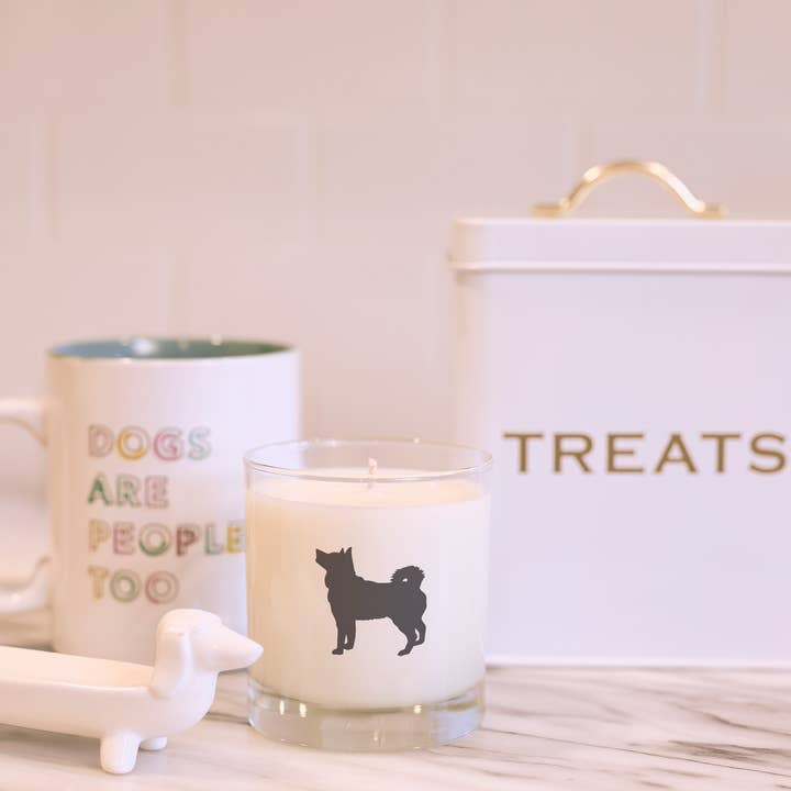 Scripted Fragrance - Wholesale Jar/Filled Candle - Siberian Husky Dog Breed Soy Candle5