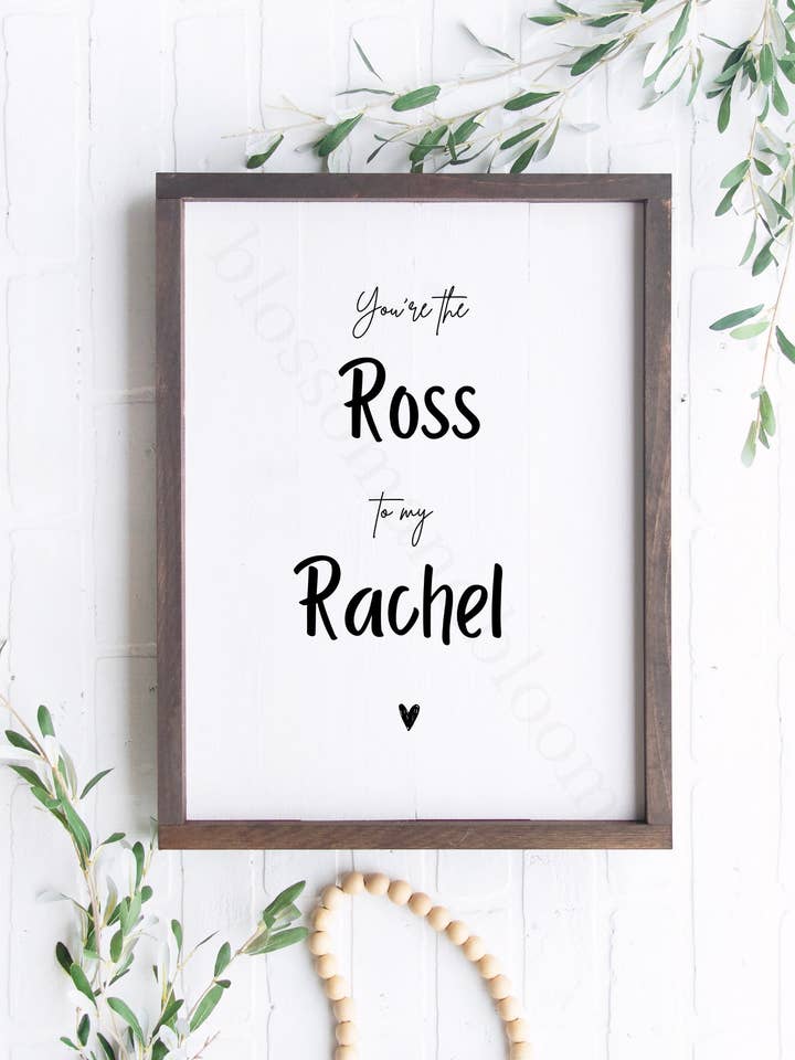 Ross & Rachel Drucken für den Großhandel von Blossom & Bloom