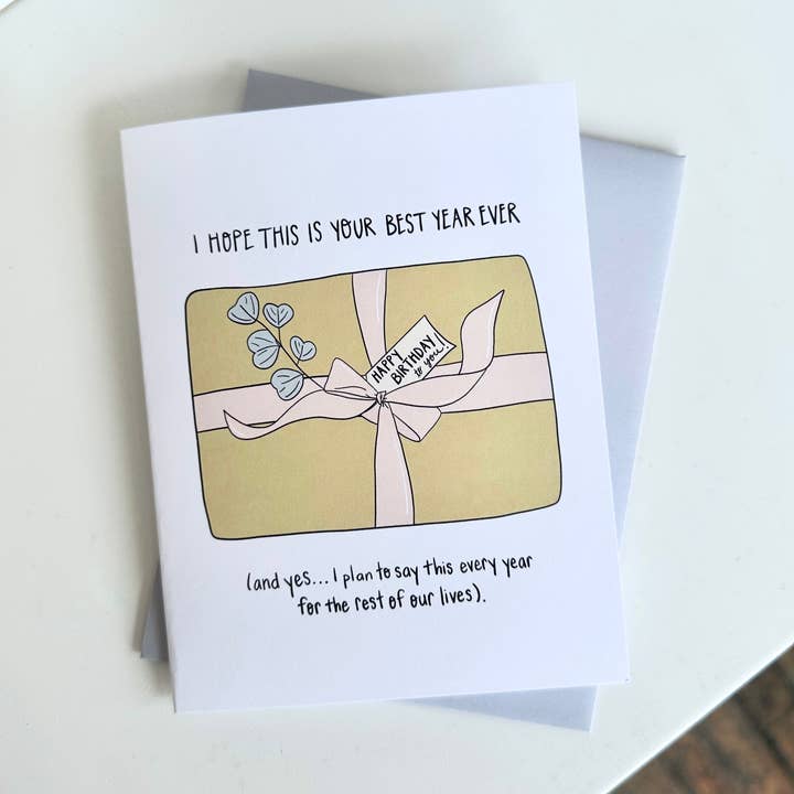 I Hope This is Your Best Birthday Ever Card for wholesale by PAGEFIFTYFIVE